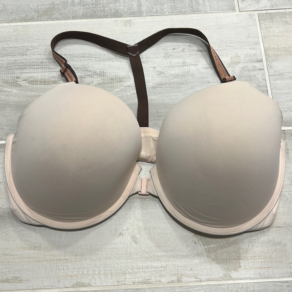 VS front clasp racerback bra, 38 DDD